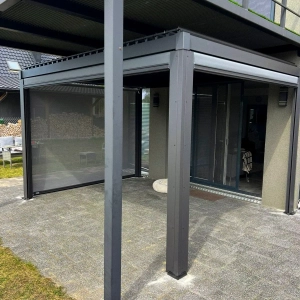 Pergola Nordvic Skyline 3x4 z roletami 3m i 4m